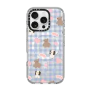 iPhone 16 Pro Clear Case MagSafe Compatible Sleepwalking Bear