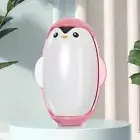 Penguin Lint Roller Reusable Lint Remover Portable Mini Lint Roller (Pink) AU