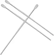HAMPPLIES and Wax Remover for Wax Removal Cleaning Picker Stainless Adults Cleanse Ear Cleaner Ear Wax Remover Tool Portable Ear Spoons Visible Ear Spoon Ear Wax Scoop Silver