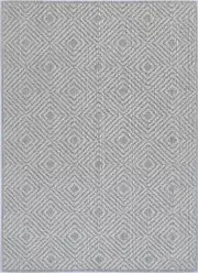 Marique Fugui Grey Geometric Flatweave Rug