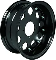 Special Parts Takegawa 06-09-0224 10" Aluminum Wheel 3.5J (Wide/Tube Type) Black Monkey Gorilla