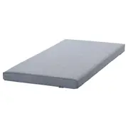 ÅGOTNES foam mattress, firm/light blue, Single