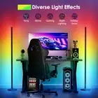 Smart LED Floor Lamp RGBW Color Changing Corner Standing Lamp Mood Night Light
