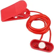 Treadmill Magnet Safety Key Replacement, 1.7x0.7in Magnetic Safety Switch Universal Treadmill Emergency Stop Magnet for Running Machines Treadmills (Flat Oval)
