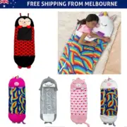 180cm*70cm Large HAPPY Sleeping Bag Nappers Kids Pillow Camping Stuffed Play Toy