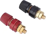 Brass Pillar Terminal Block M8 Thread 0V-380V 200A Industrial Post, Anti Corrosion Sturdy Stable Easy Install