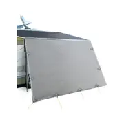 Caravan Privacy Screens Roll Out Awning 5.2x1.95M End Wall Side Sun Shade Screen