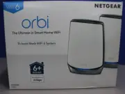 NETGEAR Orbi RBK852 Series AX6000 Tri-Band Mesh Wi-Fi 6 System