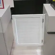 Cafe Swing Doors Cafe Swing Door Saloon Cafe Swinging Doors, Swing Bar Door Single Panel, Small White Cafe Door with Auto Close Hinges Interior