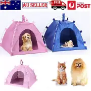 Soft Pet Tent Warm House Pet House Bed Puppy Kennel Cat Kitten Dog House Tent