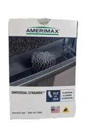 Amerimax Universal Gutter Strainer 2x3 o 3x4 In Expanded Galvanized Gutter Guard