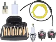 [Hippotech] Air Filter and Fuel line with Primer Bulbs for Husqvarna 455 455E 460 455 460 Rancher Chainsaw