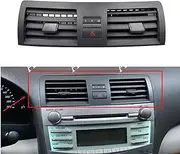 Air Conditioning Vent Center A/C Air Conditioning Vents Compatible with Toyota Camry Dash 2007-2013 Trim Insert Outlet Panel Grille 55660-06100