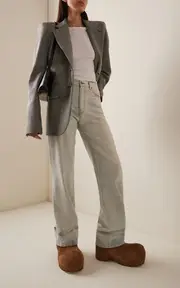 [Balenciaga] Alaska Suede & Faux-Fur Ankle Boots