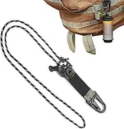 Gupcaqosjw Outdoor Rope | Adjustable Length Portable Camping Rope,Elastic Heavy Duty Tie Downs Cable Portable Camp Cord for Light, Canopy & Indoor