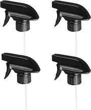 4Pcs Spray Bottle Replacement Trigger Sprayer Head Adjustable Top Spray Head Spray Nozzle Replacement for Glass or Plastic Bottles