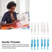 12Pcs Needle Threader Safe Needle Inserter For Sewing Machine