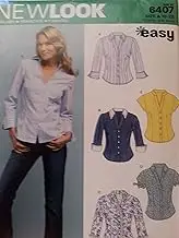 NewLook 6407 Misses' Sewing Pattern Top/Vest, Size 10-12-14-16-18-20-22