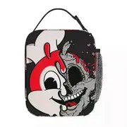 c50 Retro Jollibee Lunch Bags Insulated Lunch Tote Waterproof Bento Box Leakproof Picnic Bags for Woman Work Children School k50