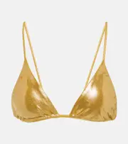 [Jade Swim] Jade Swim Via triangle bikini top AU 10 gold