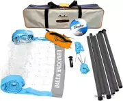 Champions Volleyball Net Set | Volleyball Bag, Adjustable Poles, Volleyball Ball
