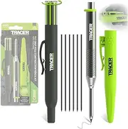 Tracer Pro Series Aluminium Deep Hole Construction Pencil with 6 x Replacement Lead Pack and accompanying Site Holsters. All-in-one Construction Marking Kit