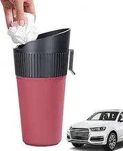 Generisch Car Door Rubbish, Car Rubbish Can - Cup Holder Rubbish Can Leather Pack, Car Interior Accessories, Washable Rubbish Bin, Multifunctional Organisers and Storage for Roof Water Bottle