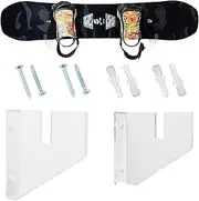 Skateboard Deck Wall Mount | Acrylic Transparent Skateboard Shelf,Skateboard Hanger, Snowboard Rack for Longboard Penny Board Snowboard and Skateboard