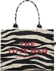 [Marc Jacobs] The Zebra Canvas Large Tote Bag, Black/White, Black/White, One Size