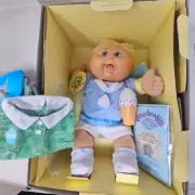 Cabbage Patch Kid Baby Doll Sprinkle Messy Face Magnet Tongue Ice Cream Licking