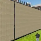 6ft Sand Privacy Fence Screen Mesh HDPE Netting Fabric with Grommets for Garden