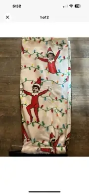 The Elf on the Shelf Soft Throw Blanket 50"x60" Christmas Lights Holidays NWT