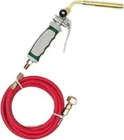Germany Style Liquefied Gas Welding Double Switch Portable Refrigeration Oxygen-Free Torches High Temperature Resistance with 1.6m Rubber Hose Welding Equipment