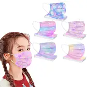 50/100pcs Starry Sky Cartoon Kids Disposable Face Masks Protection Face Mask