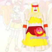 Halloween Kirakira PreCure a la Mode Cure Custard Party Dress Cosplay Costume