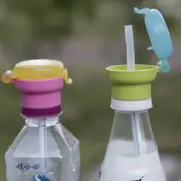 在飛比找Yahoo!奇摩拍賣優惠-日本原單 吸管蓋 兒童便攜式瓶蓋 飲料防溢吸管蓋 防嗆吸管 