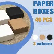 40x paper wedding favour boxes Party Favour Cookie Candy Soap Bomboniere box AU