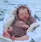 20inch Reborn Doll Kit Laura Unfinished DIY Doll Parts with cloth Body Fresh Col