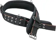Ergodyne Arsenal 5550 Foam Padded Adjustable Tool/ Work Belt, X-Large, Black