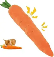 The Mellow Dog Calming Carrot, Giant Carrot Dog Toy, 29.5in Plush C-arrot Interactive Calming Dog Toys–Squeaky, and Durable Chew Toys for Dogs of Sizes–Suitable for Indoor Play (1pcs)