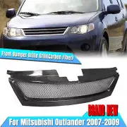Front Bumper Grille Mesh Grill For Mitsubishi Outlander 2007-2009 Carbon Fiber (for: Mitsubishi)