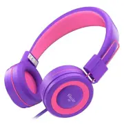 i37 Kids Headphones for Children Girls Boys Teens Foldable Adjustable On Ear ...