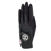 2 Zero Friction Women's Compression One Size Golf Gloves - Left Hand - Black