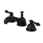 Kingston Brass KS396.AL Restoration 1.2 GPM Widespread Bathroom - Black