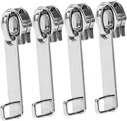 OSALADI 4pcs Anti-Explosion Zipper Pulls for Luggage Replacement Zipper Heads Smooth Pull Tab Luggage Lock Hole