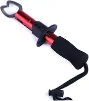 JOINPAYA Sturdy Fishing Pliers Fish Clamp Nose Tool with Comfortable Grip Durable Metal Construction for Freshwater Saltwater Fishing Easy One Handed Use Red