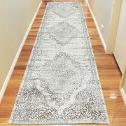 Glamor Beauty Cream Runner Rug