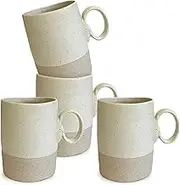 salt&pepper Nomad Mugs 400mL - Set of 4 - Natural - Coffee Mug Sets Coffee Mugs House Warming Gifts