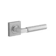 Berlin Lever Brushed Chrome Square Rose
