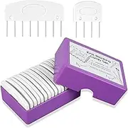 25Pcs Knit Blocking Pins Kit, Knit Blocking Combs for Blocking Knitting, Non-Slip Knitting Blocking Tools with 100 T-Pins, Reusable Knit Blockers for Knitting Needlework Projects (Style A)